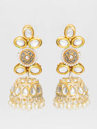 Traditional Kundan Pearl Jhumka Earrings | Aadita Jewelry