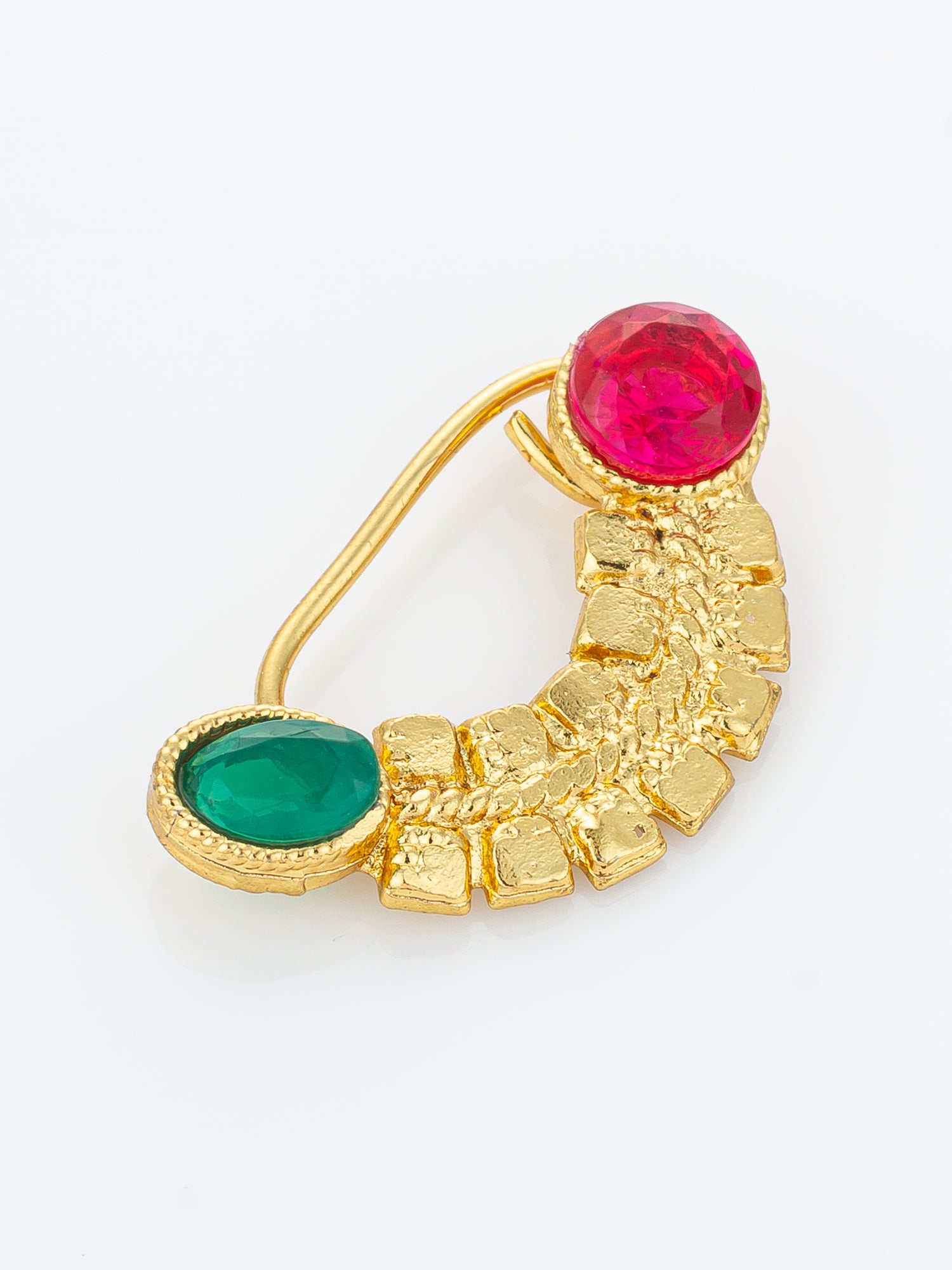 Compact Traditional Nath – View 2 | Aadita Jewelry