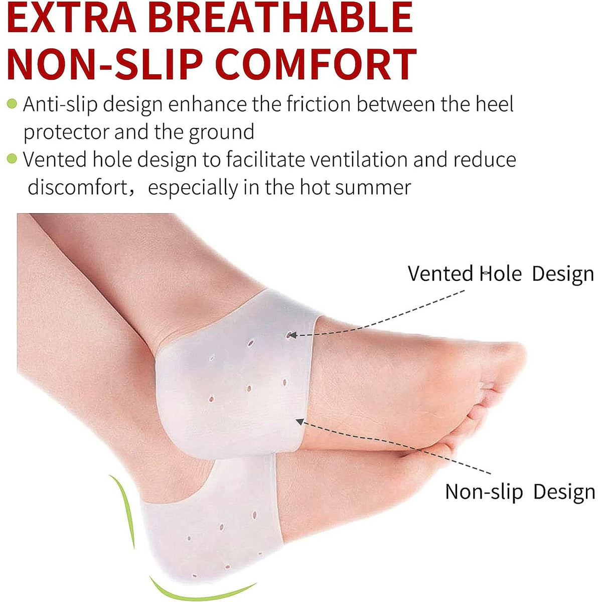 Kid Silicone Heel Protectors (1 Pair) HP DD