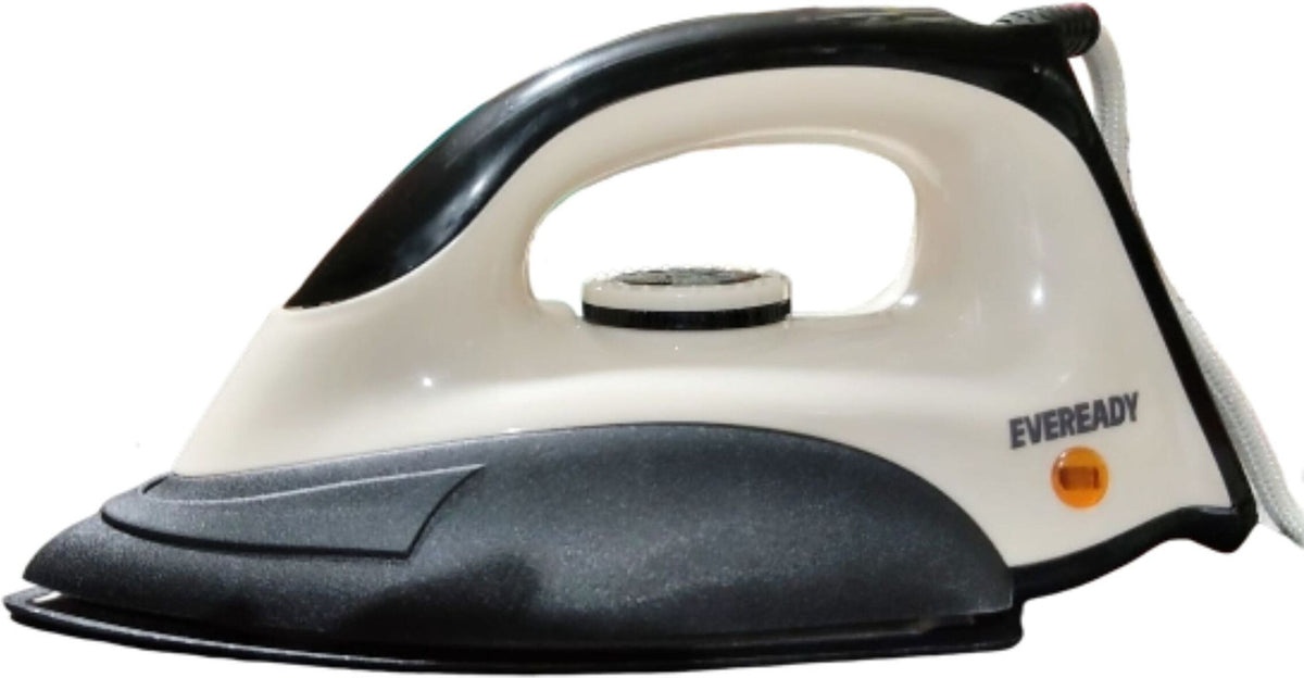 Eveready X1000 Dry Iron 1000W – Lightweight Non-Stick Soleplate with 2 Year Warranty