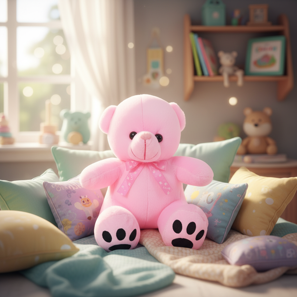 Teddy Bear Soft Toy for Kids - 22cm SUPER