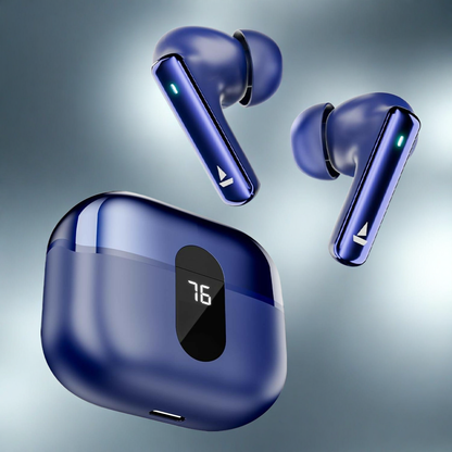 Boat Airdopes Plus 318 with  Bluetooth &  TWS Ear Buds Wireless Earphones with mic (Starry Blue)