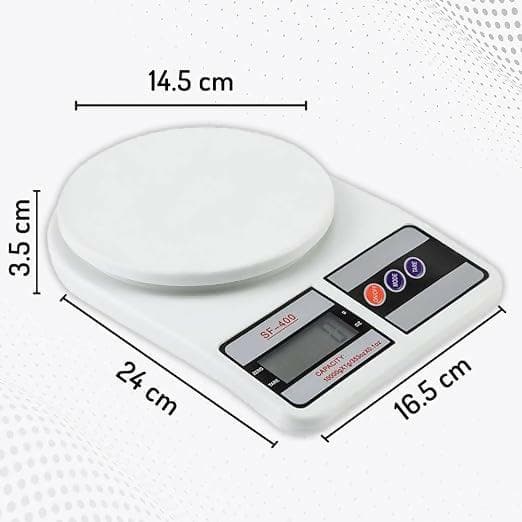 Digital Food Weighing Scale (weight limit: 10 kg) - HalfPe