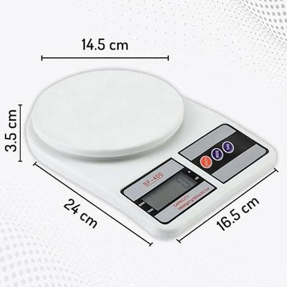 Digital Food Weighing Scale (weight limit: 10 kg) - HalfPe