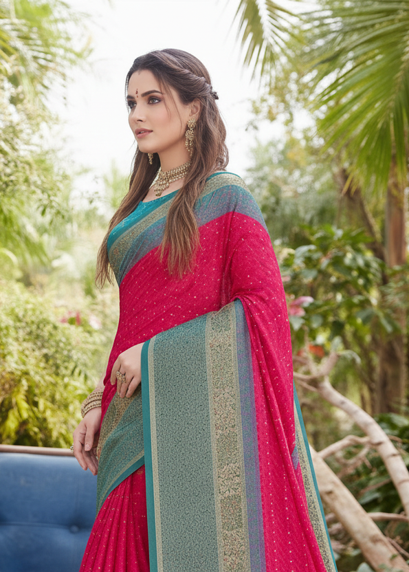 Graceful Cotton Silk Woven Traditional Saree Kalyani silks and sarees