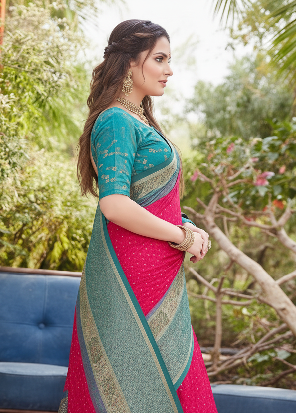 Graceful Cotton Silk Woven Traditional Saree Kalyani silks and sarees