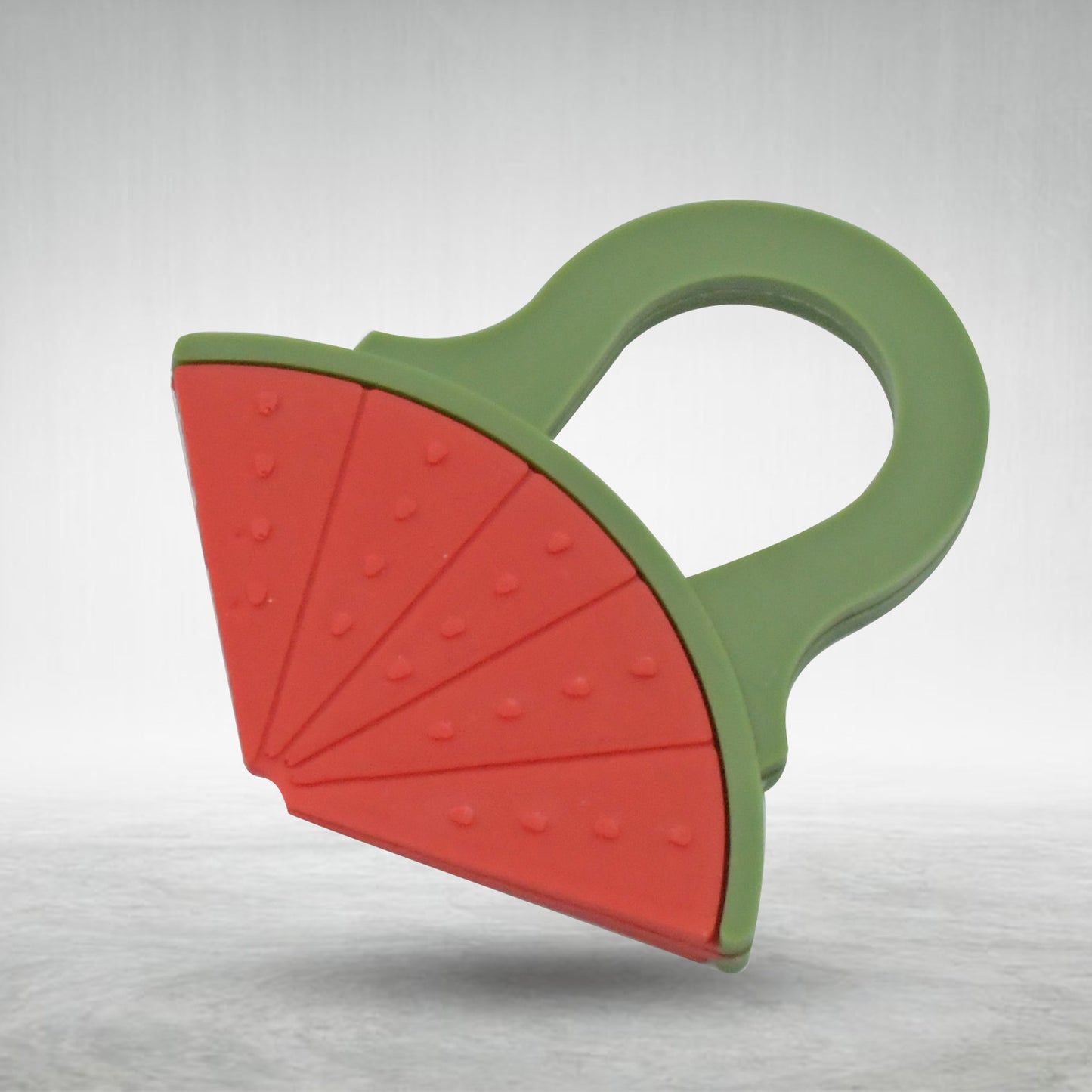 Baby Silicone Fruit Teether with 100% Food Grade, BPA-Free – Grapes, Banana, Watermelon (1 Pc)