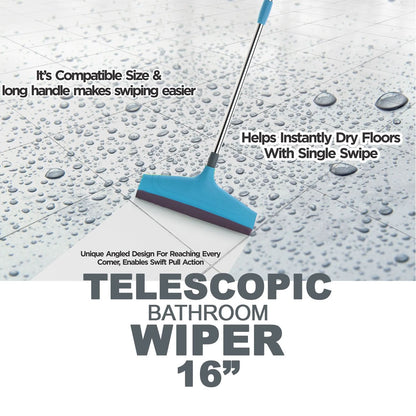 Adjustable Bathroomfloor Stainless Steel Rod Wiper