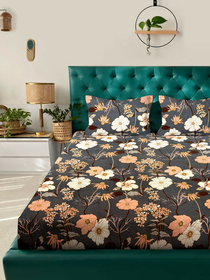 GAURA High-Quality Micro Polyester Double Bedsheet – Lightweight Fabric with Perfect Double Bed Fit (218 x 240 cm) PANCHAJANYA FASHIONS