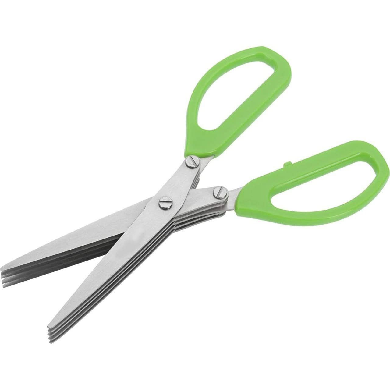 Multifunction 5-Blade Stainless Steel Herb & Vegetable Scissors