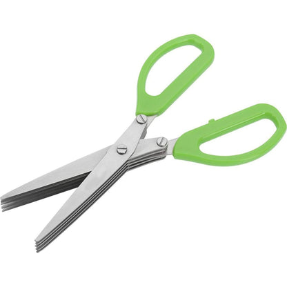 Multifunction 5-Blade Stainless Steel Herb & Vegetable Scissors