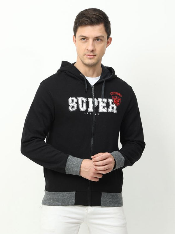 ARDEUR Mens Typography Printed Hoodie AH06 ARDEUR
