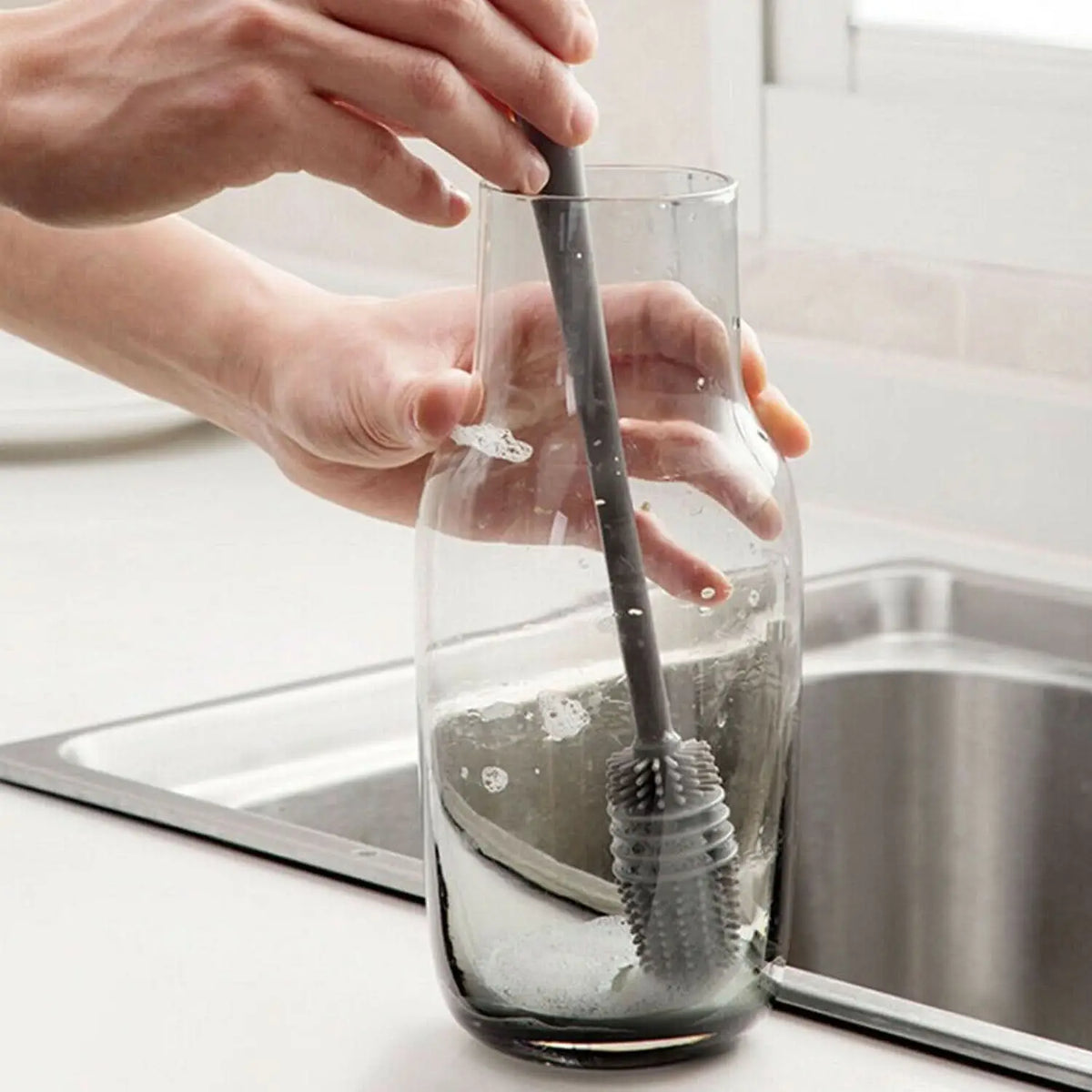 Bottle Cleaning Brush – Versatile Household Brush for Cleaning Bottles, Cooking Utensils & More HP DD