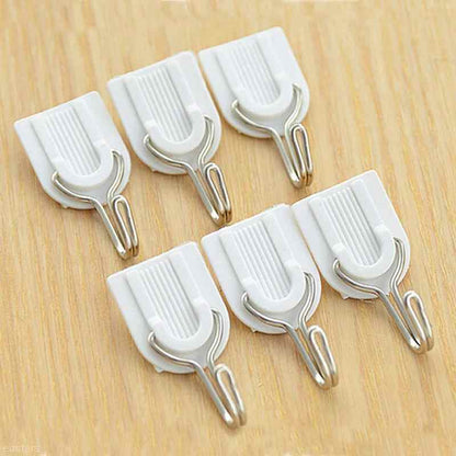 Adhesive Sticker Abs Plastic Hook Towel Hanger For Kitchenbathroom
