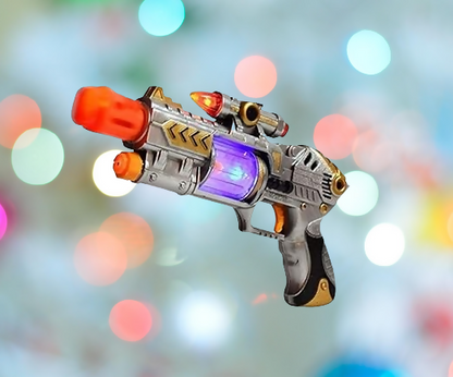 Intergalactic Laser Space Gun with Flashing Lights and Sound Effects