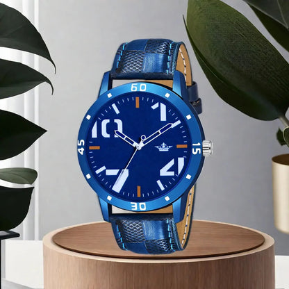 LOREM Blue Professional Look Analog Watch For Men LR59
