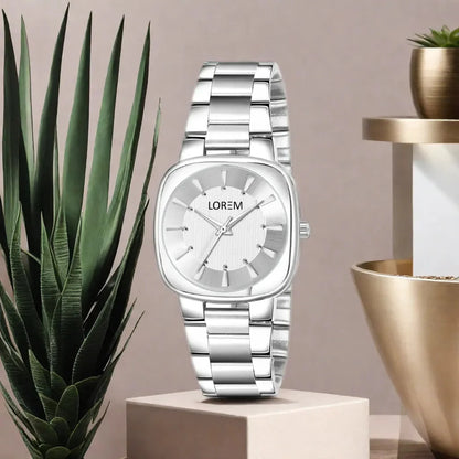 LOREM White Professional Analog Watch For Women LR299