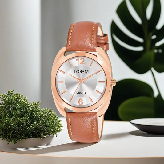 LOREM Silver Stylish Dial Analog Watch For Women LR325