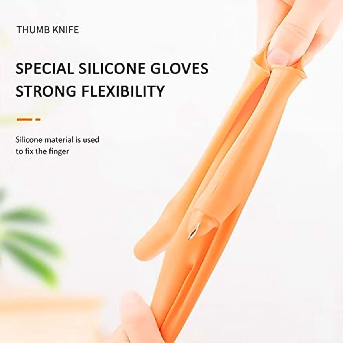 Gloves Silicone Thumb Knife Finger Protector HP DD
