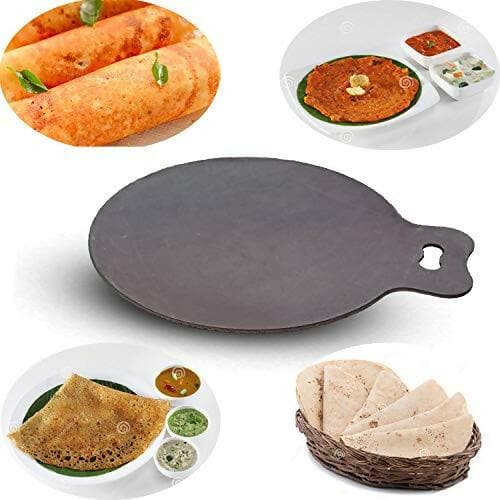 Iron Dosa Tawa - Dosai kallu - Roti Iron Tawa Black - HalfPe