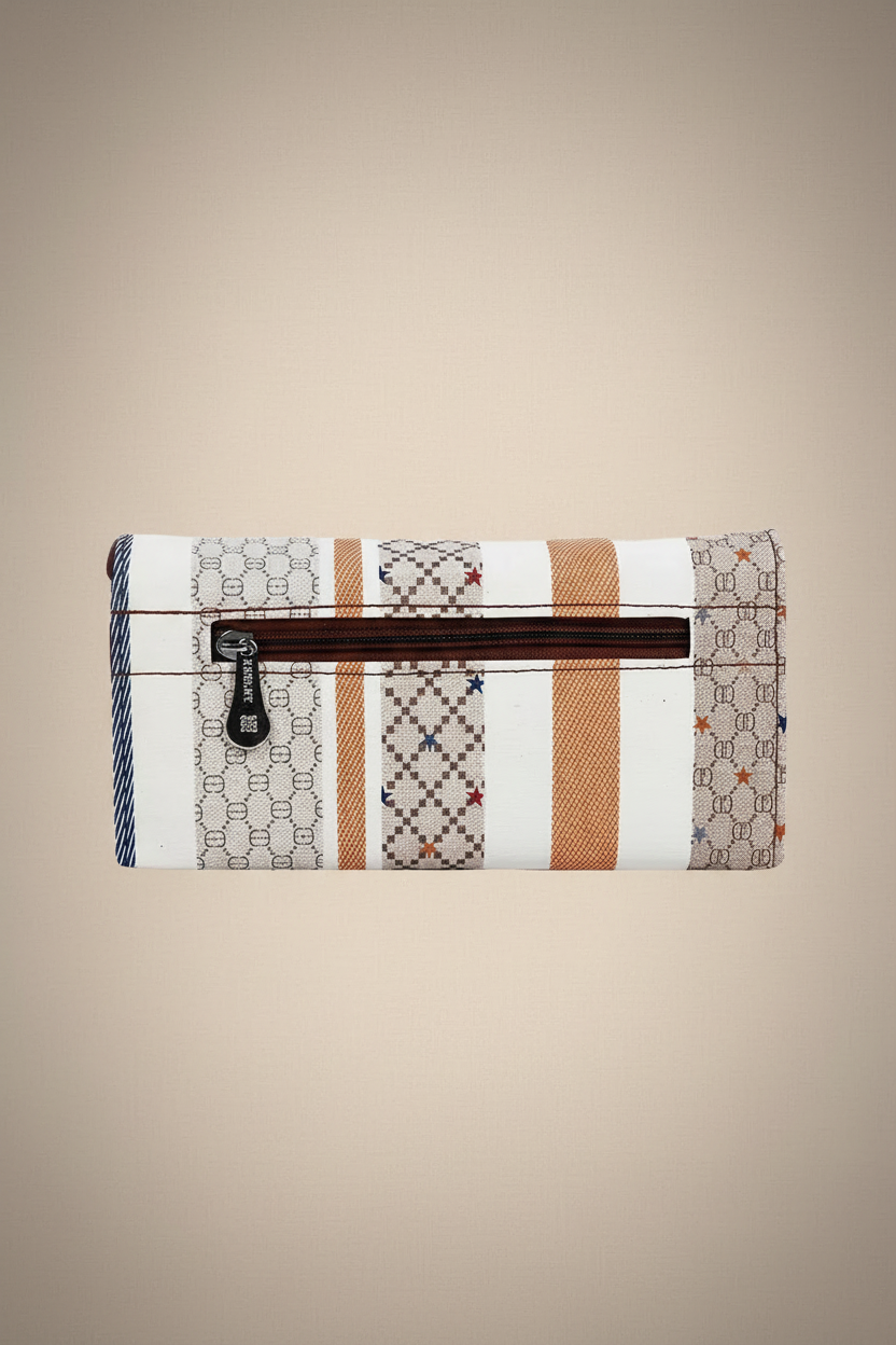 Women’s Printed Striped Envelope Wallet RAYORA ENTERPRISE