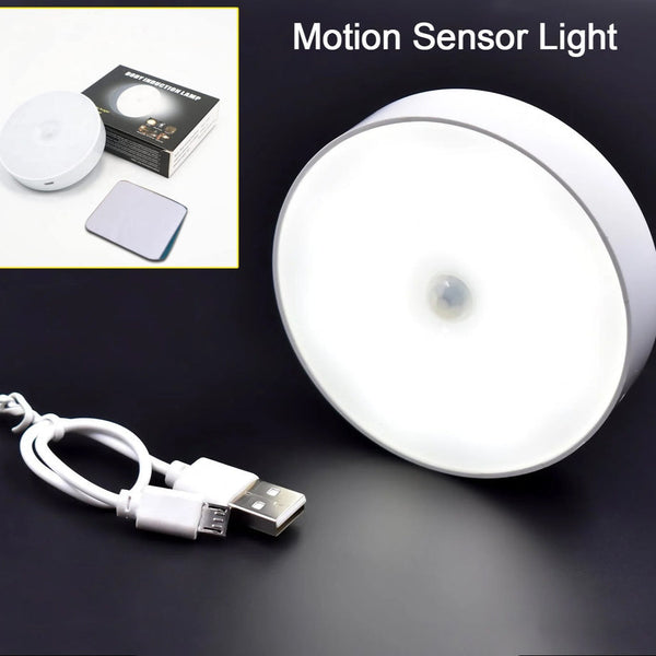 Round Shape 8 Led Motion Sensor Induction Led Light