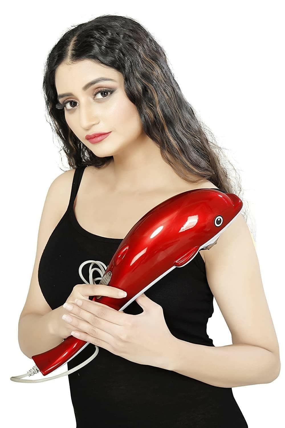 Dolphin Handheld Massager with Vibration (Multi-color) - HalfPe