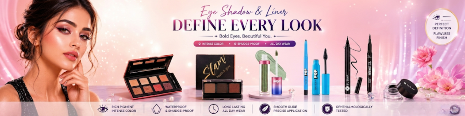 eye shadow and liner