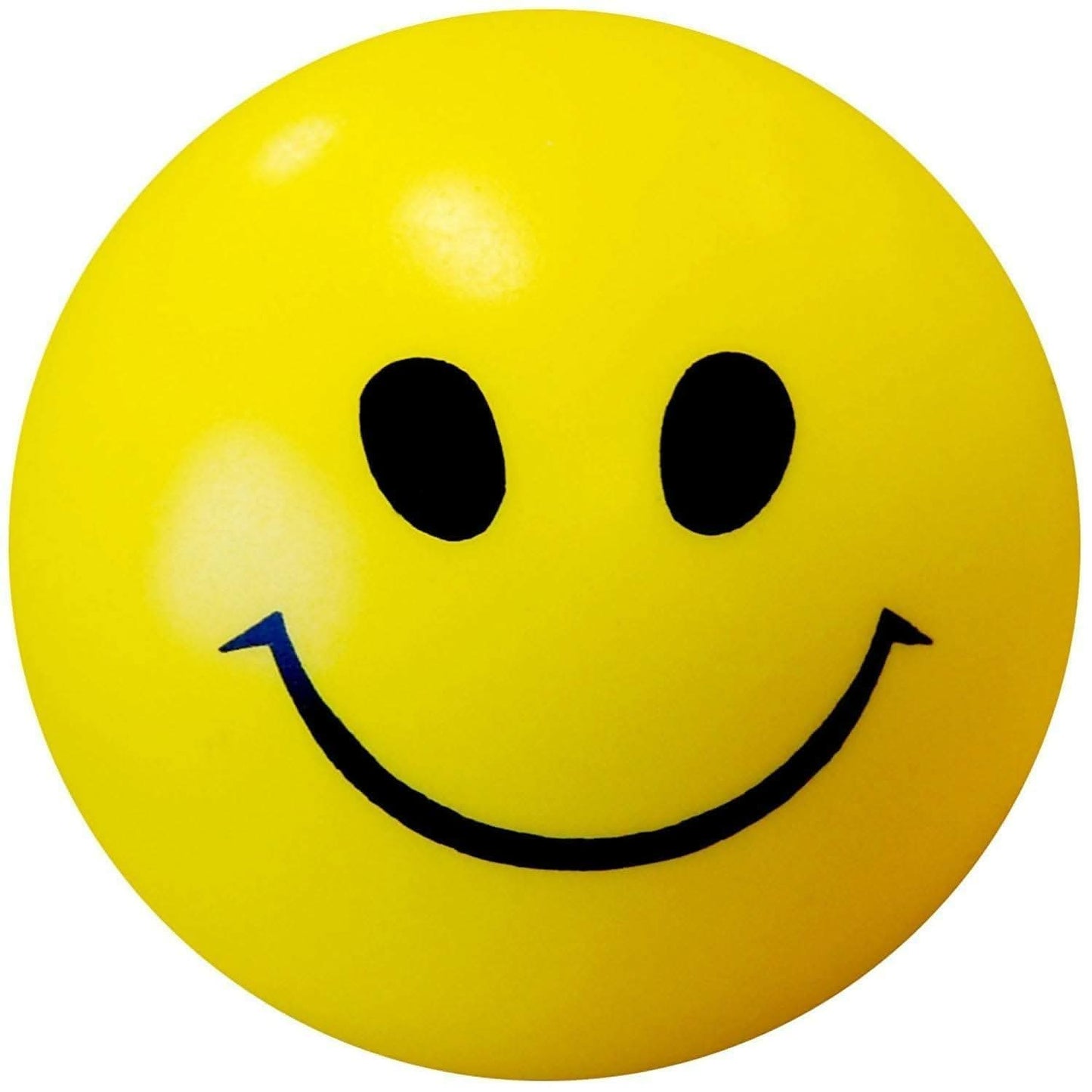 Stress Reliver Smiley Squeeze Ball (Yellow) - HalfPe