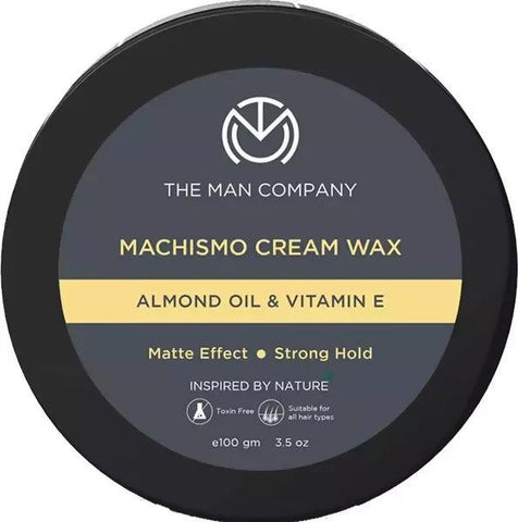 The Man Company Machismo - Strong Hold Cream Wax - 100 Gm - HalfPe
