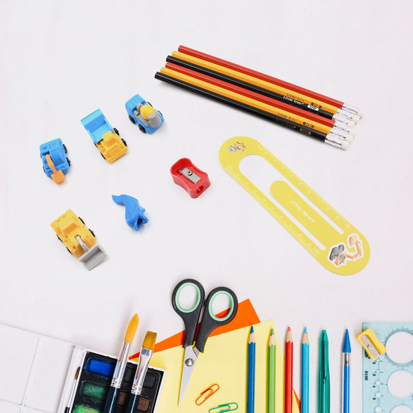Construction Truck Stationery Set – 13 Pcs for Kids