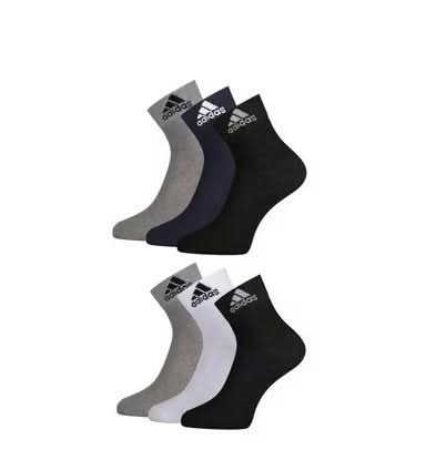 6 pairs Addidas Multicolor Ankle Length Socks