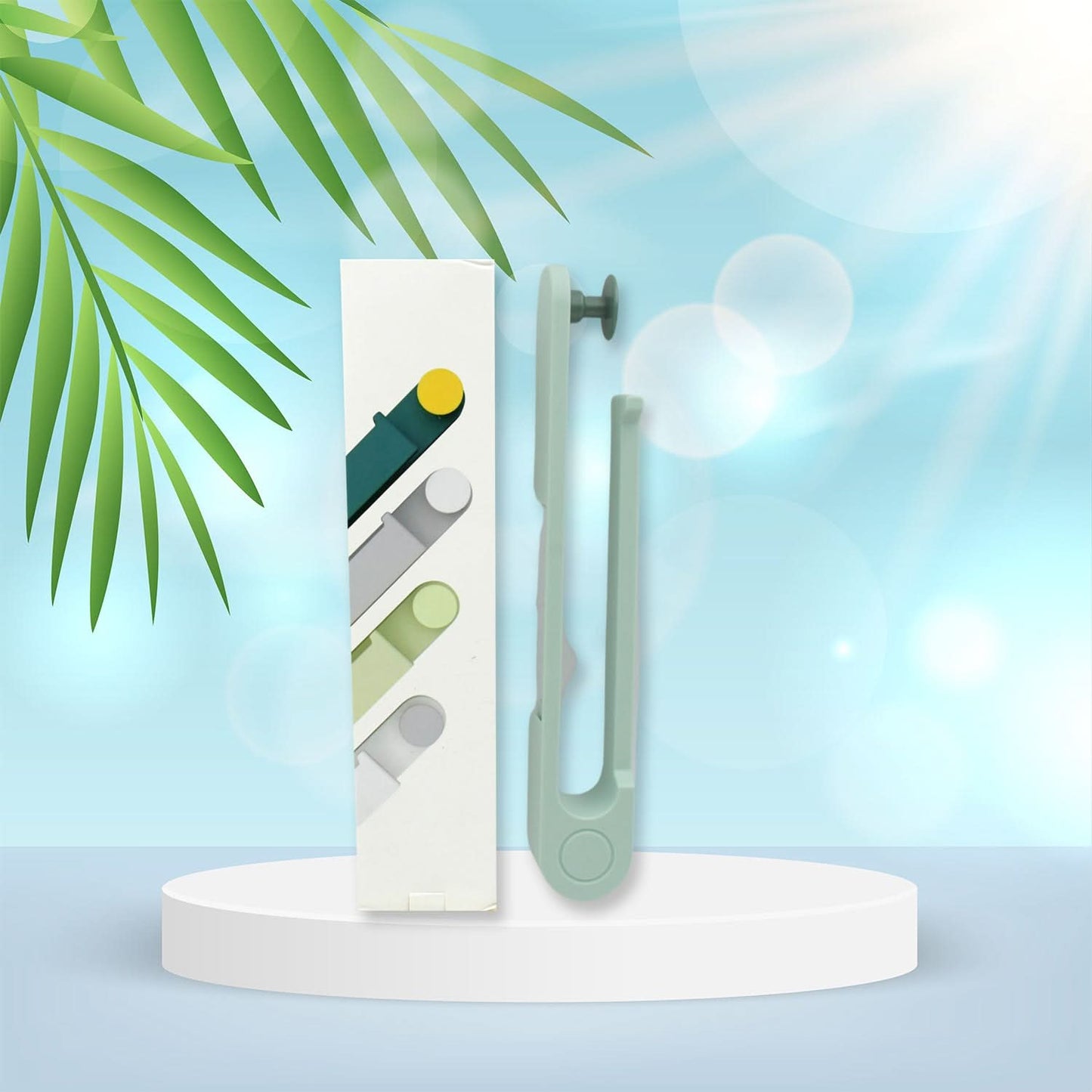 Wall Mounted Towel Rack with Hook – Plastic Storage Holder for Home Use (1 Pc)