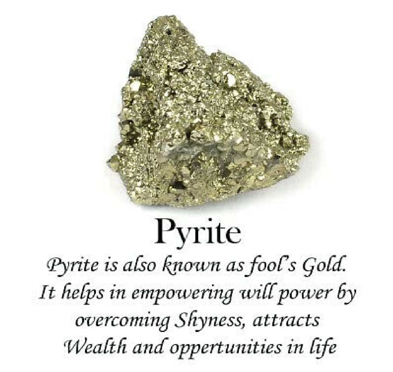 Natural Pyrite Stone Energy Bracelet for Wealth, Protection & Positive Energy – Stretchable Crystal Beaded Bracelet for Men & Women