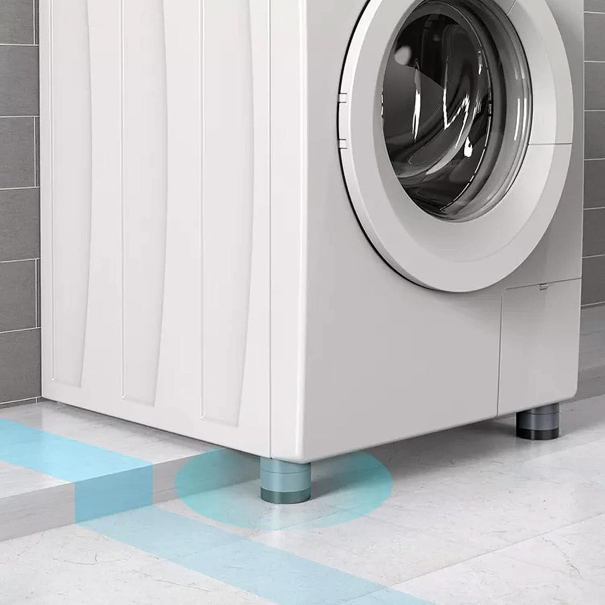Round Washing Machine Support Pad (4 Pcs Set) HP DD