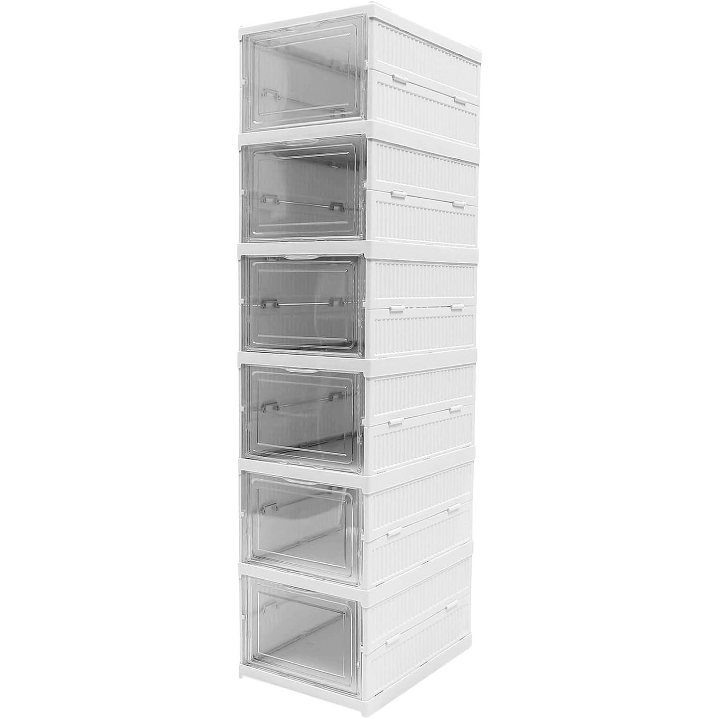 6-Layer Stackable Foldable Storage Cart