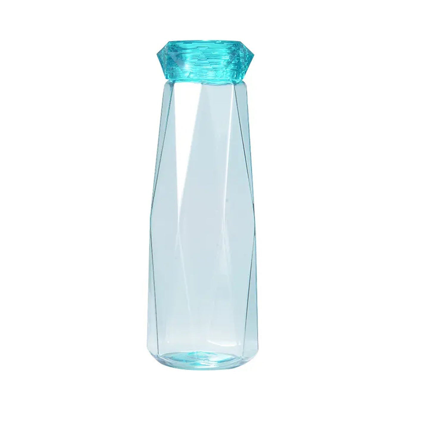 Glass Fridge Water Bottle Plastic Cap With Two Water Glass For Home  Kitchen Use