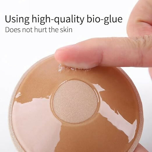 Women Girls Backless Stick On Bra Chest Lift Up Strapless Wire Free Push Up