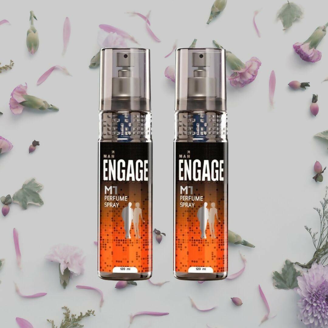 Engage m1 perfume spray for men 120ml (pack of 2) - HalfPe