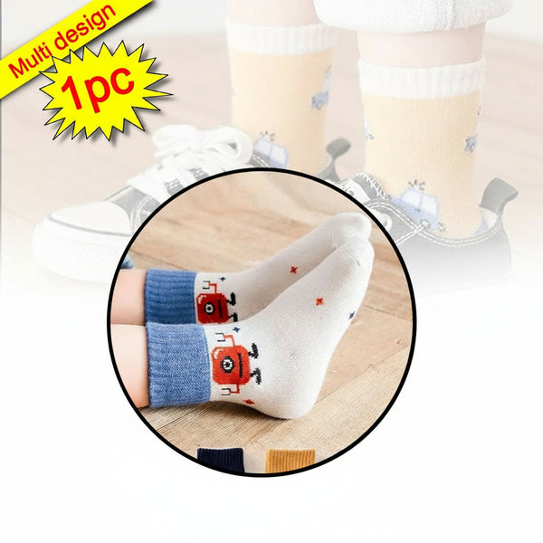 Socks Breathable Thickened Classic Simple Soft Skin Friendly For Kids