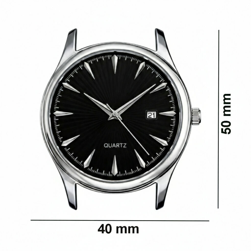 LOREM Quartz Analog Stainless Steel Strap Watch with Date Display LR171 LOREM