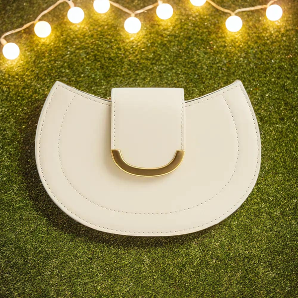 Mini Sling Bag with Gold Accent