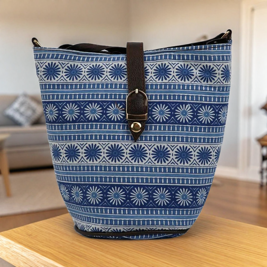 Cotton Sling Bag For Sophisticated Women And Girls (Multi-Colors)