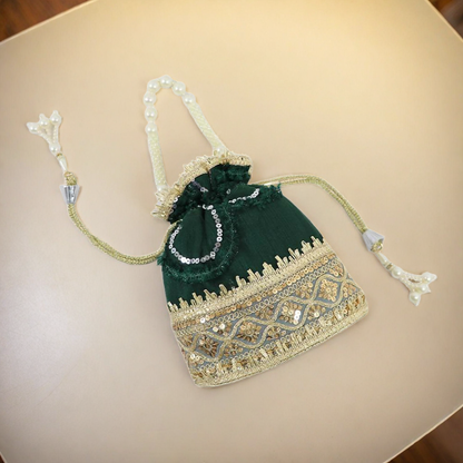Embroidered Potli Bag – Royal Elegance