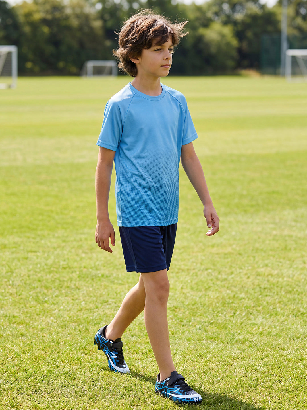 Lil Tomatoes Boys Sportswear Sets - Light Blue