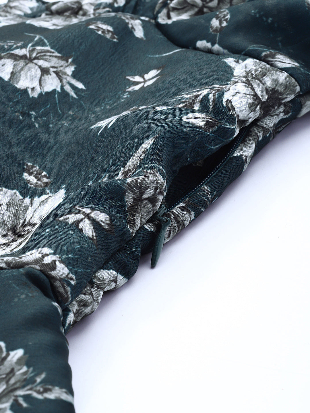 Bollywood Vogue Ready To Wear Blue Digital Printed Chinon Dress - Look Shot