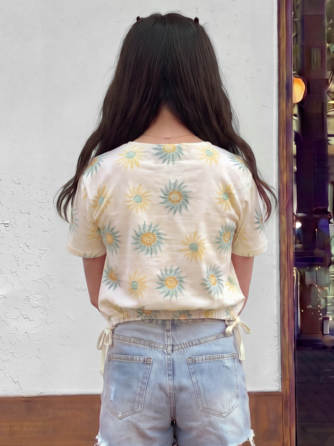 Lil Tomatoes Girls Cotton Top - Cream