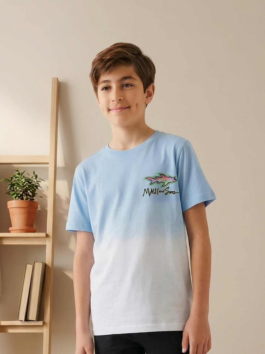 Lil Tomatoes Boys Cotton Night Suits - Ocean Blue