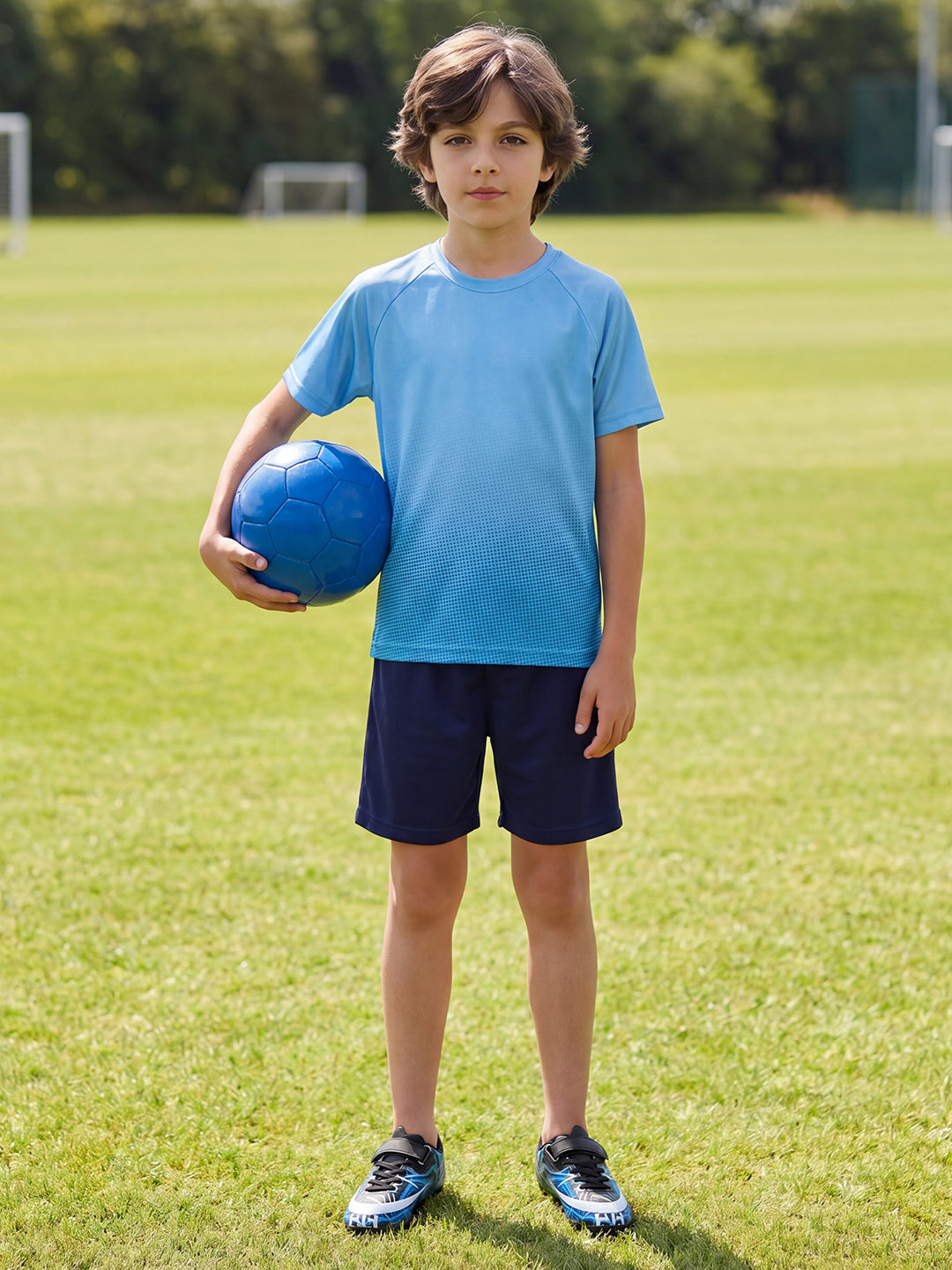 Lil Tomatoes Boys Sportswear Sets - Light Blue