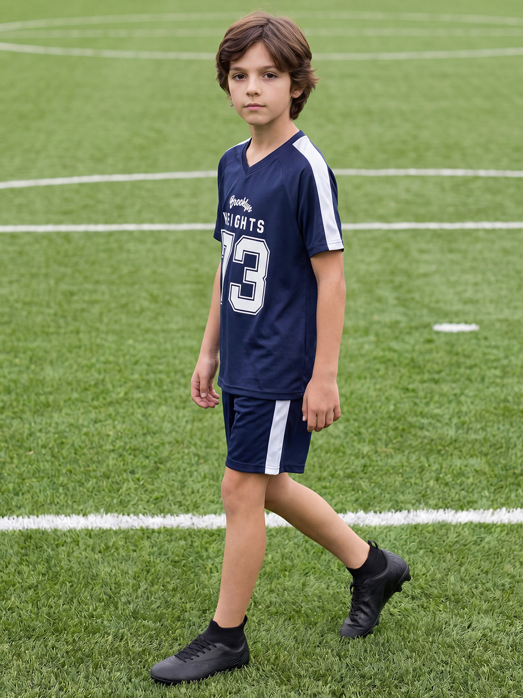 Lil Tomatoes Boys Sportswear Sets - Navy Blue